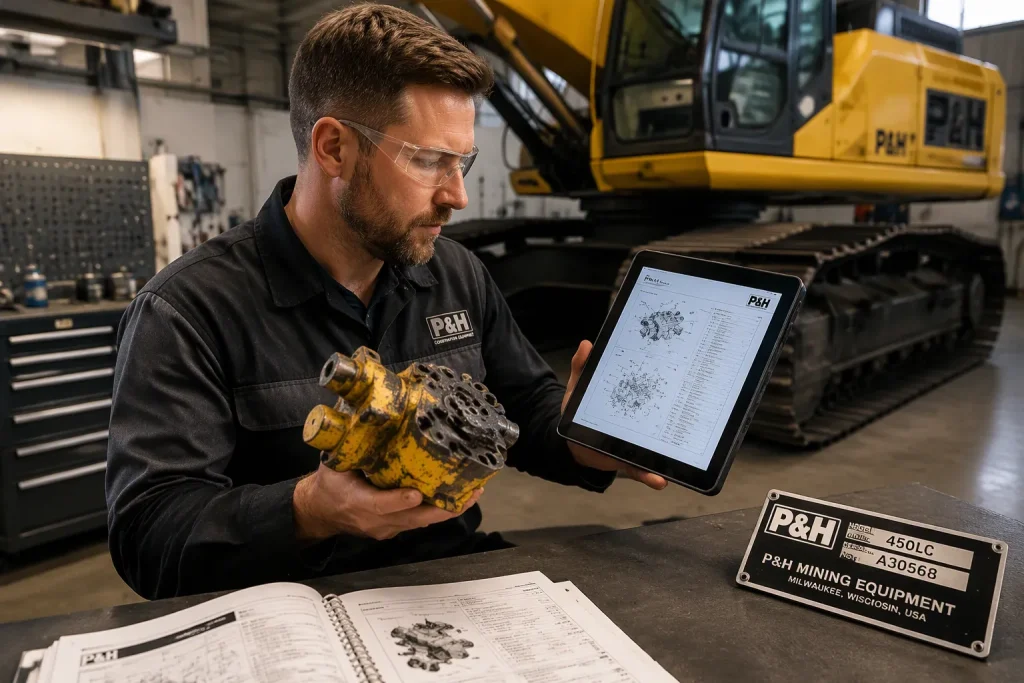 Matching Used Hitachi Excavator Parts to Your Machine Model and Serial Number