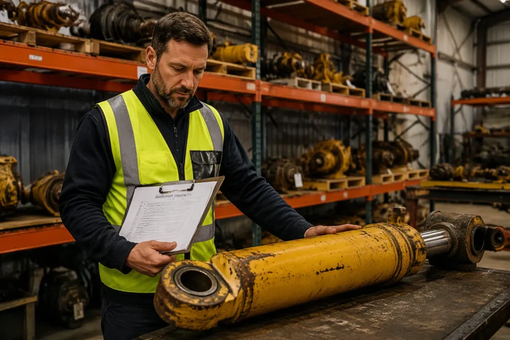 A Neutral Checklist for Evaluating Used Excavator Parts Suppliers