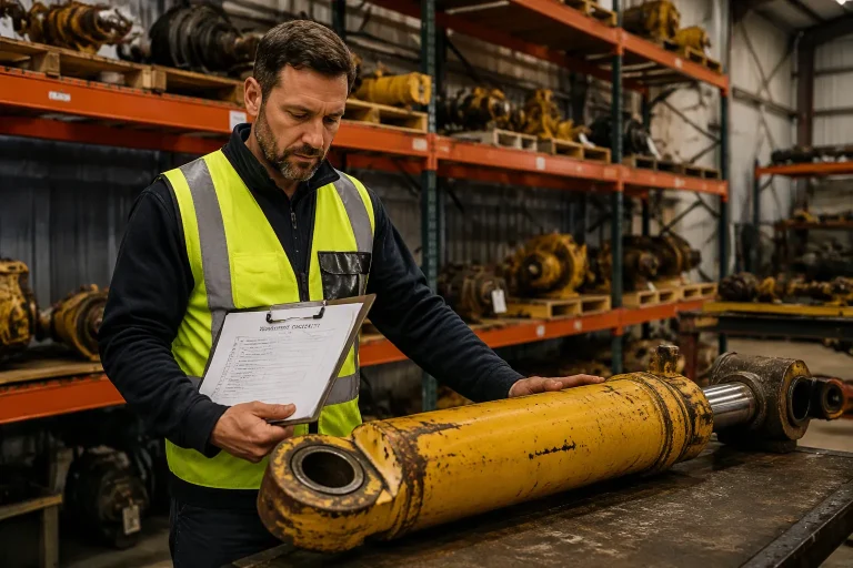 A Neutral Checklist for Evaluating Used Excavator Parts Suppliers