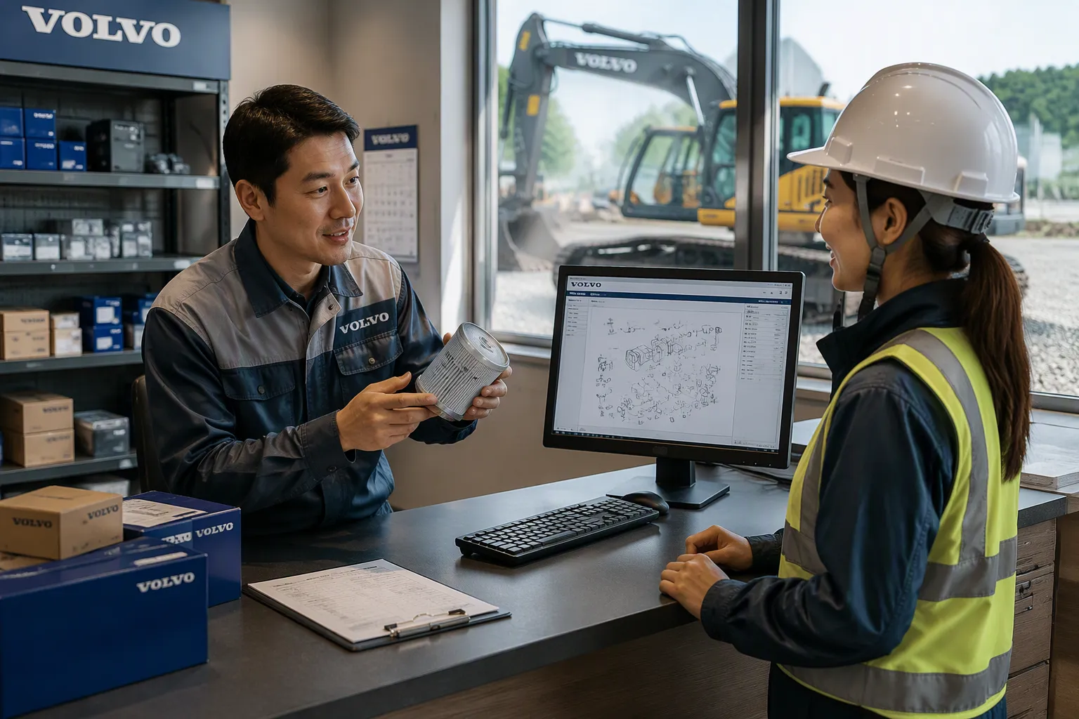Where to Buy Volvo Excavator Parts Korea