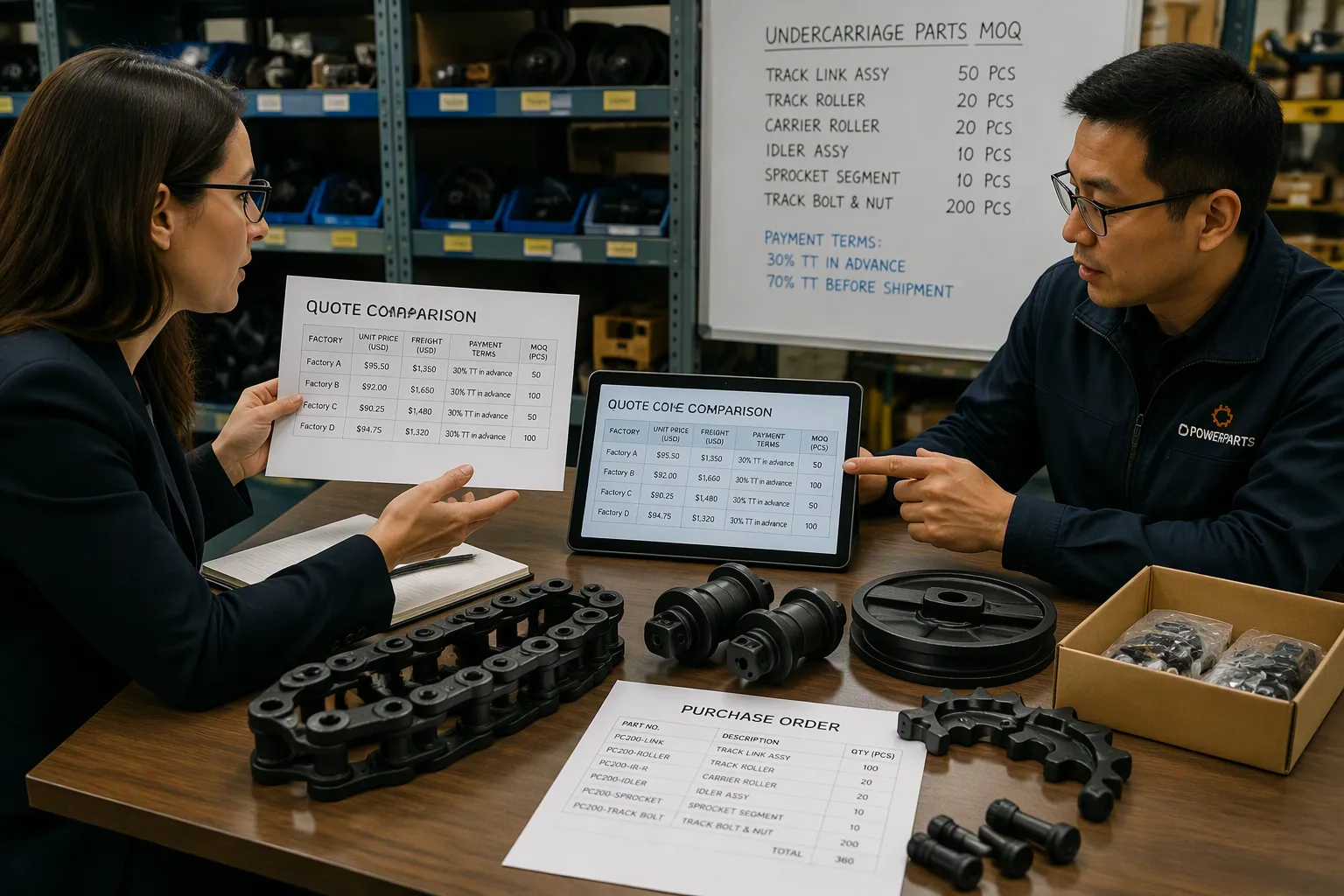 Negotiating Better Prices and MOQs with Wholesale Excavator Undercarriage Parts Manufacturers