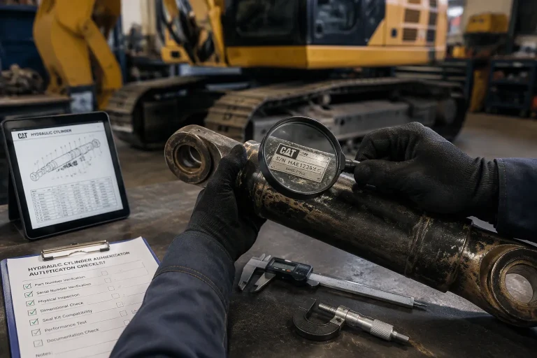 Used Deere Excavator Parts Verification Guide