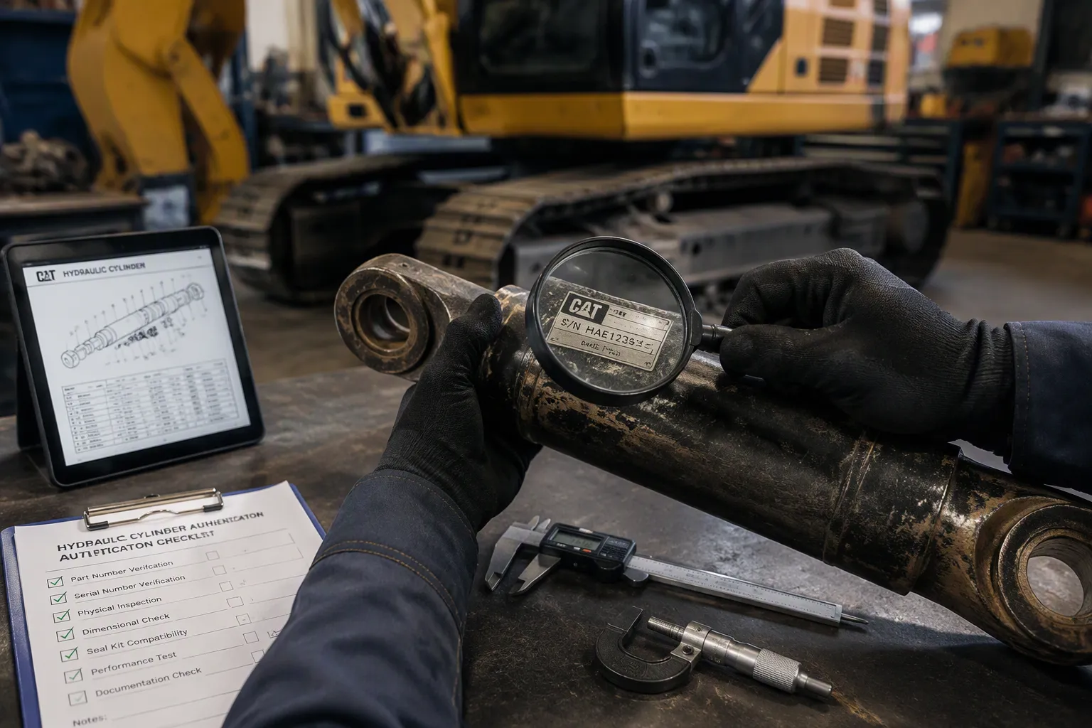 Panduan Verifikasi Suku Cadang Excavator Deere Bekas