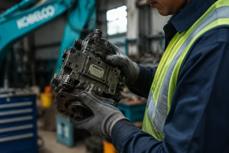 Verify a Used Kobelco 220 Excavator Hydraulic Pump Before Ordering