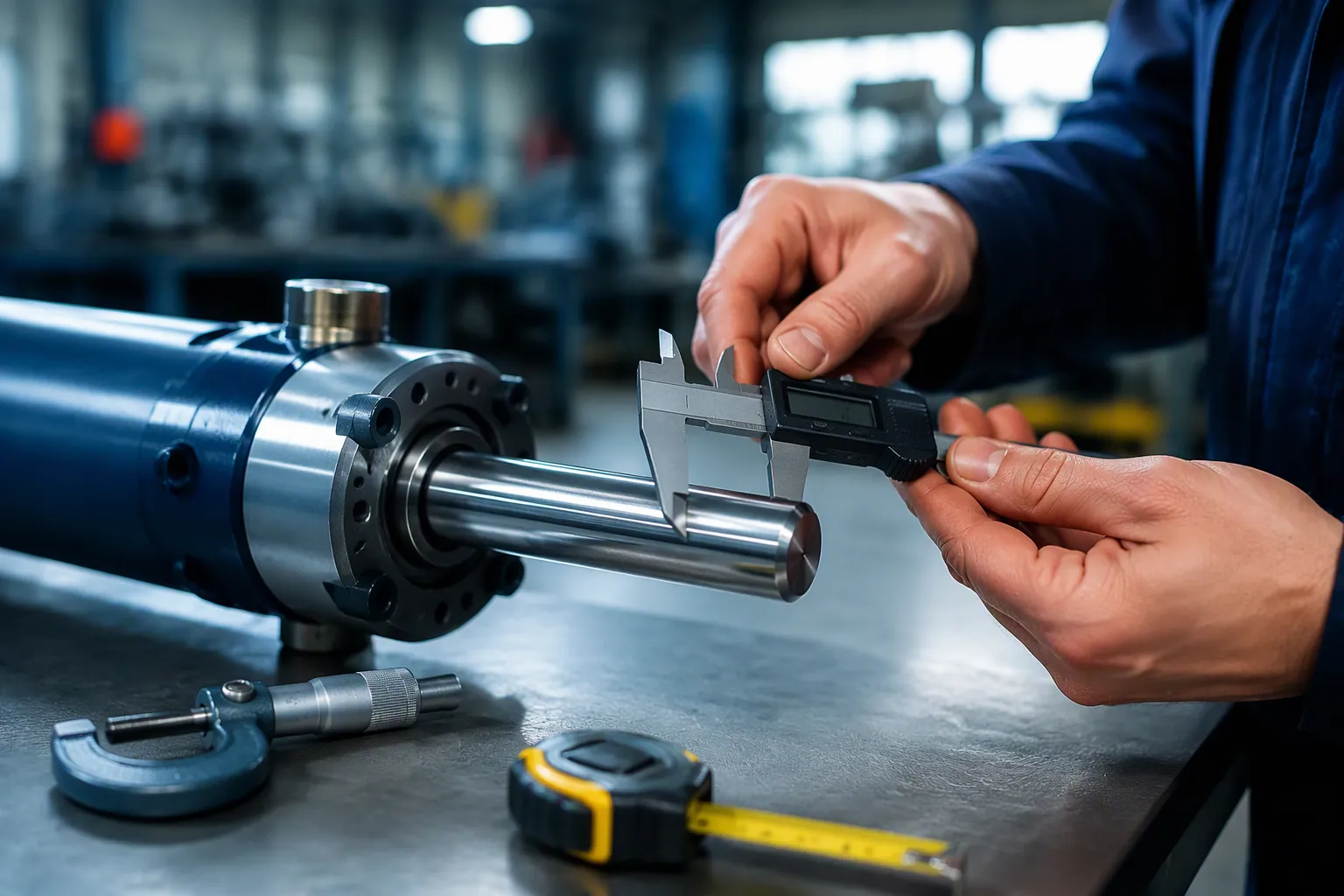 Measuring Hydraulic Cylinder Dimensions
