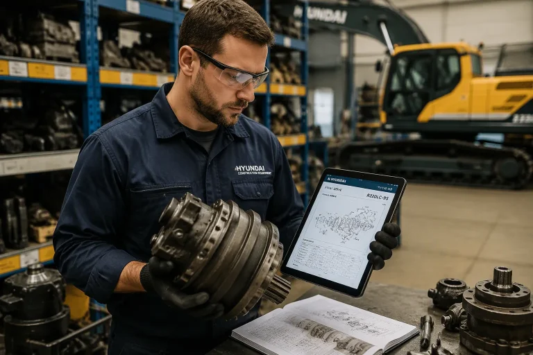 Used Hyundai Excavator Parts How to Match Your Model
