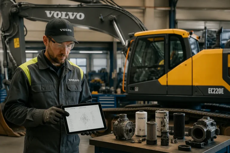 How to Match Volvo Excavator Parts to Your Machine
