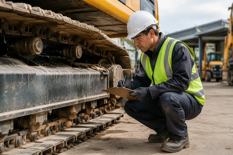 How to Check and Record Excavator Undercarriage Parts Before Ordering