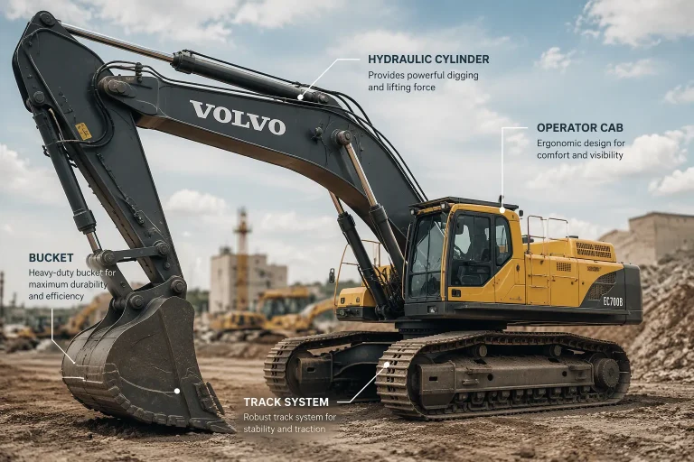Volvo Excavator Parts EC700B Guide for Easy Identification