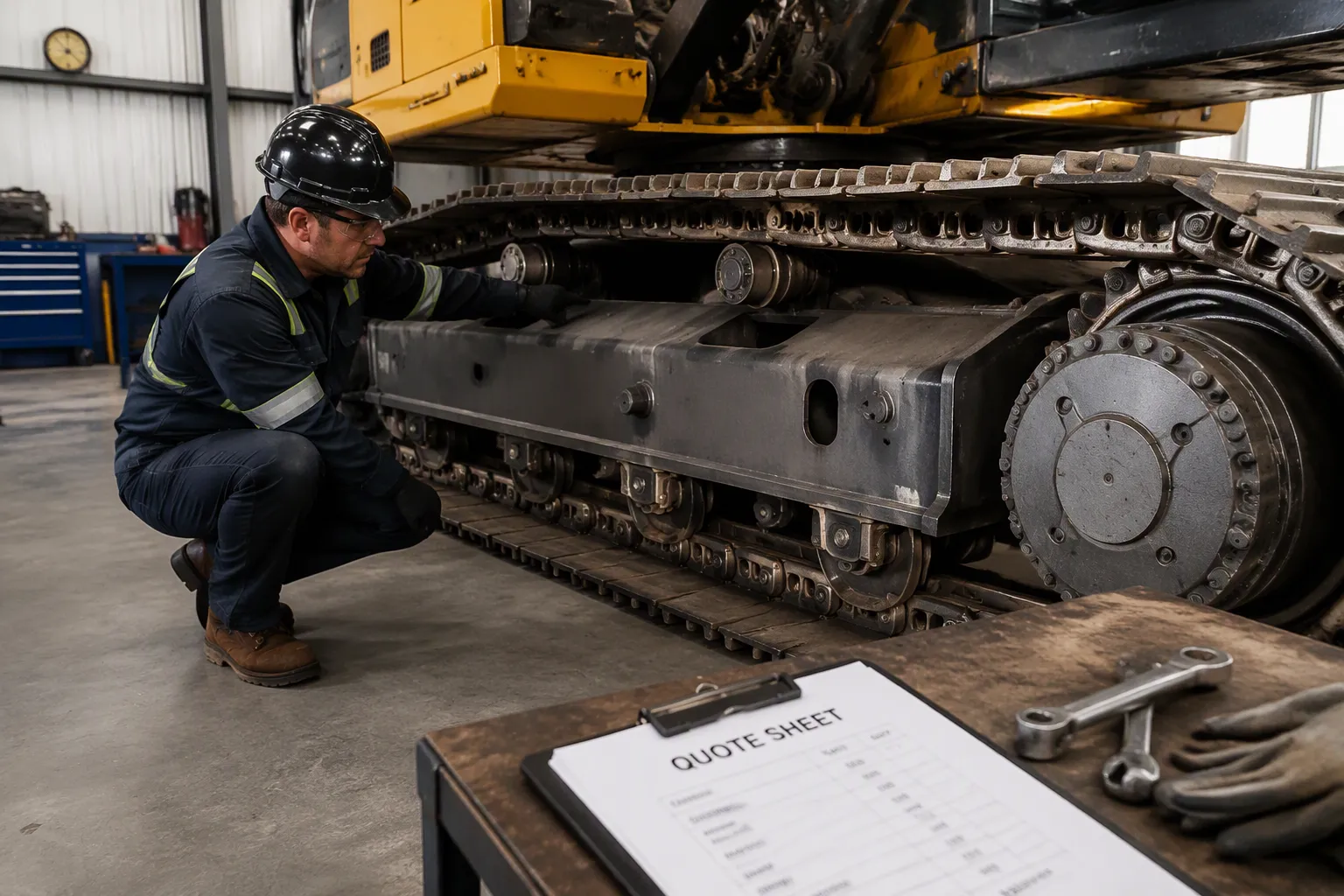 Essential Details for Excavator Undercarriage Parts Quotes