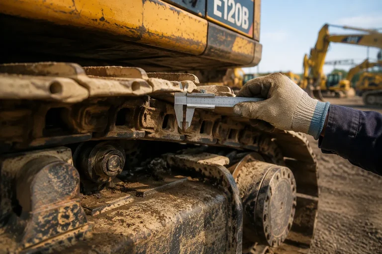 How to Evaluate Used Undercarriage Parts for a Cat E120B Excavator