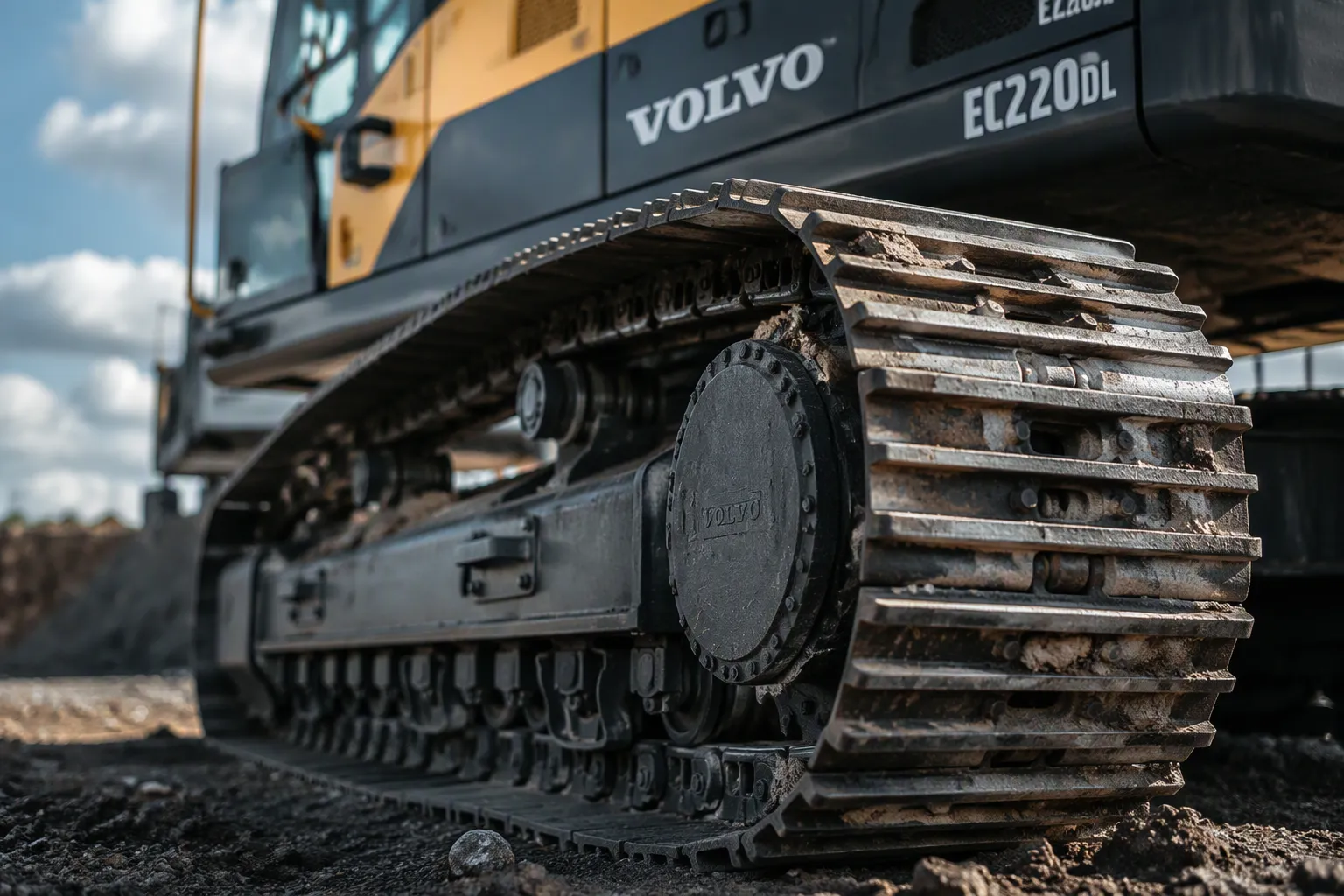 Volvo EC220DL Excavator Parts: Need Track Chains or Shoes?