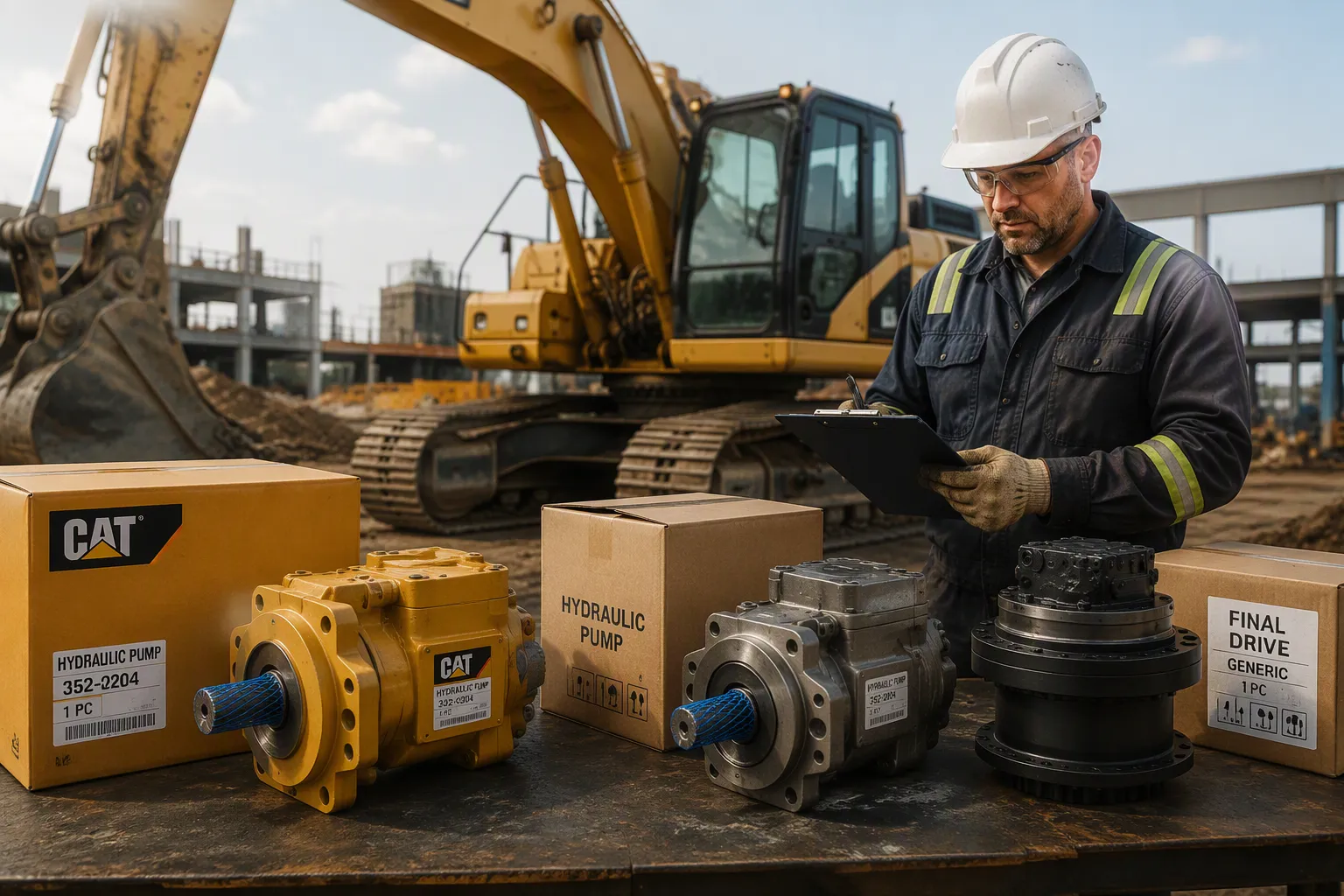 Choosing OEM vs Aftermarket Excavator Parts