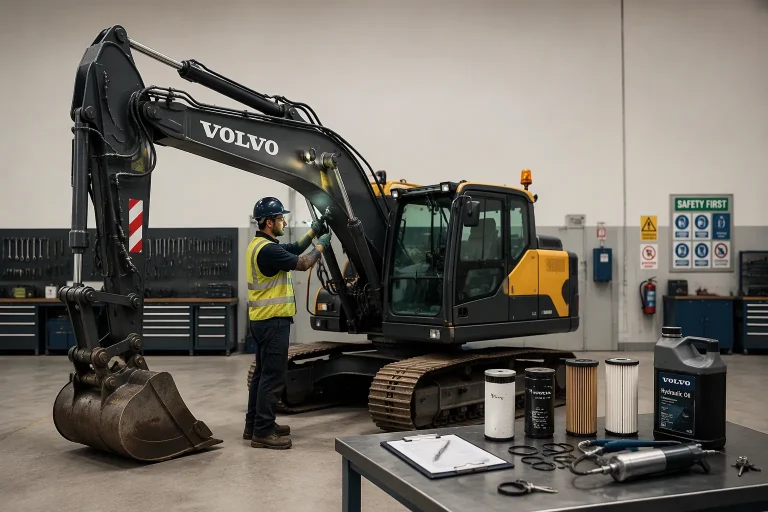 Volvo Excavator Maintenance Parts and Safe Inspection Tips